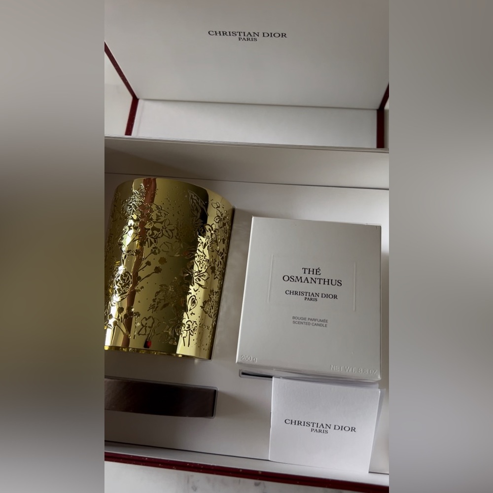 Christian Dior Thé Osmanthus LIMITED candle set
